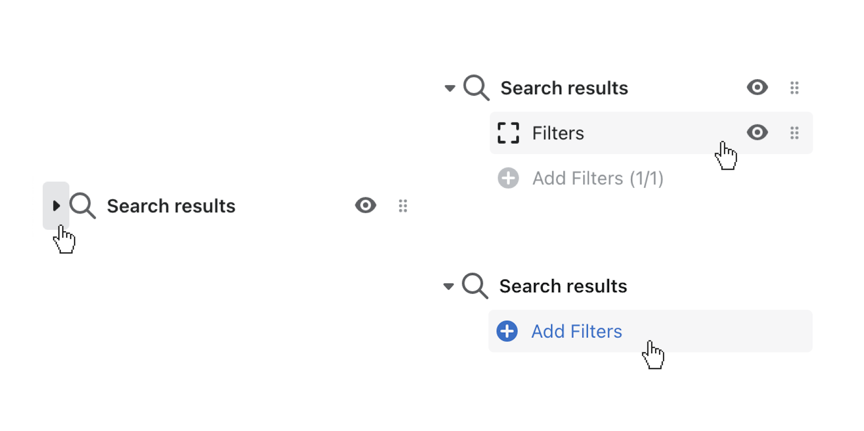 click the toggle beside search results to reveal filters if present.png