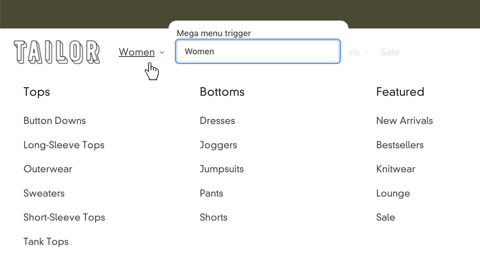 mega menu trigger connected with women menu item.png