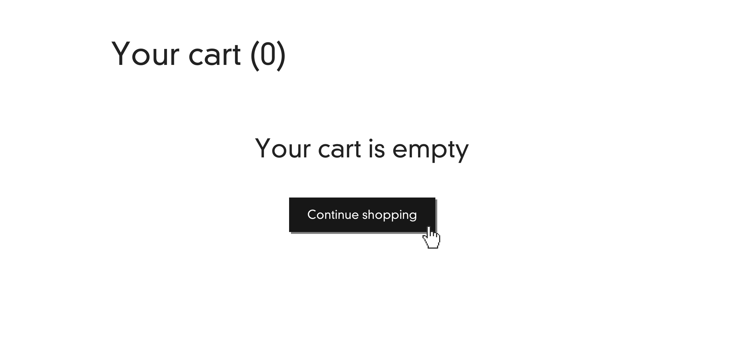 empty cart with continue shopping button.png