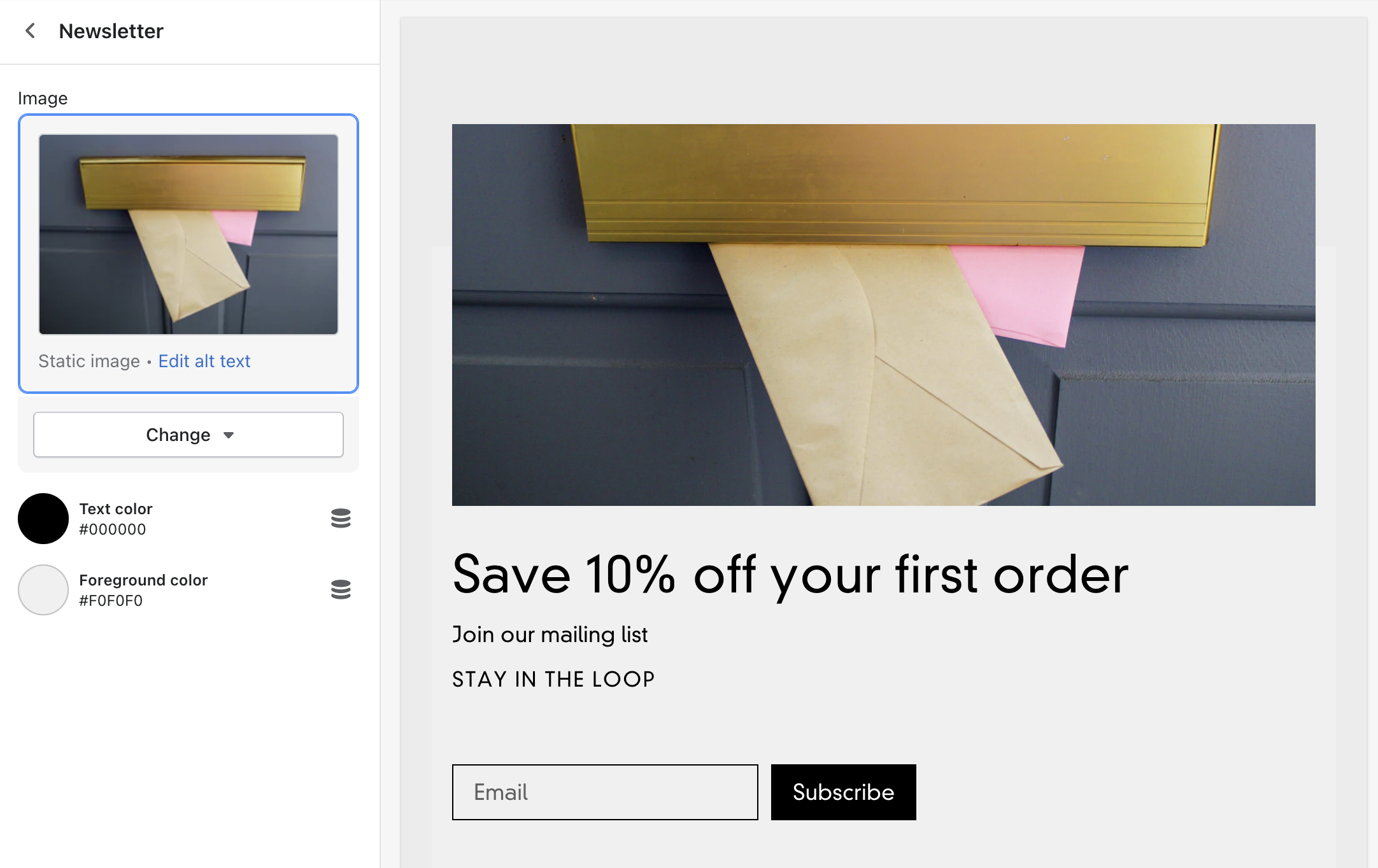 pair the newsletter section with an image.png