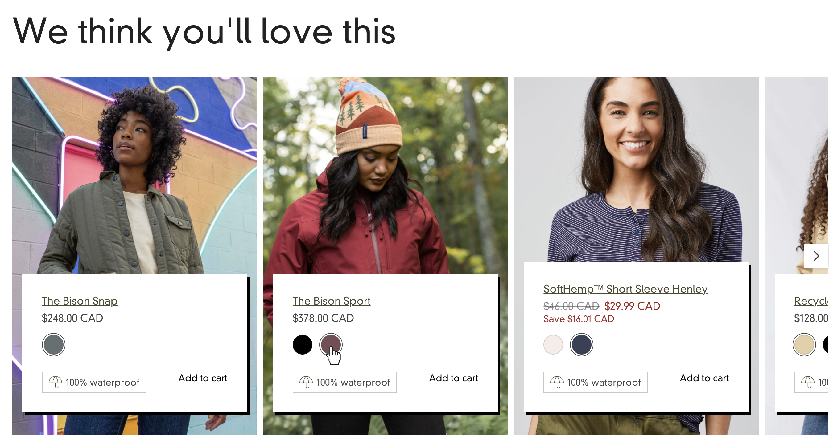 selecting swatches for cart page-recommended products.png