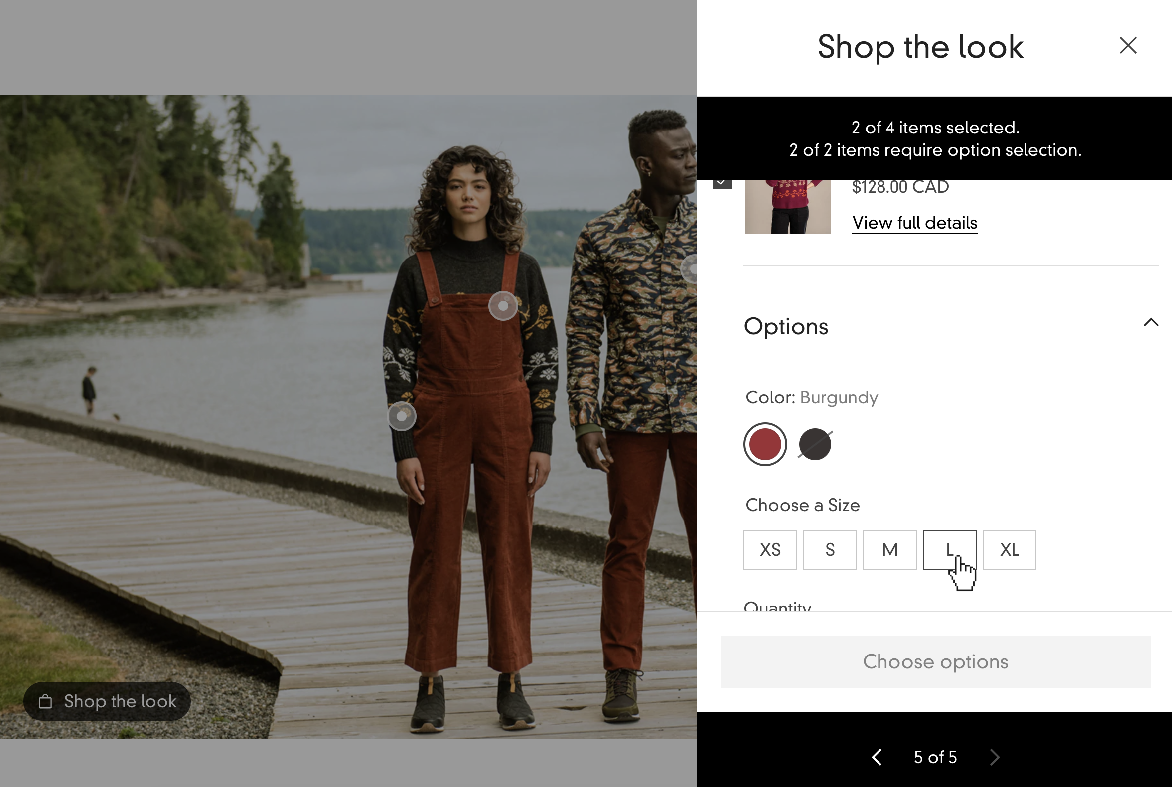 shop the look slide-out allows customers to select product options.png