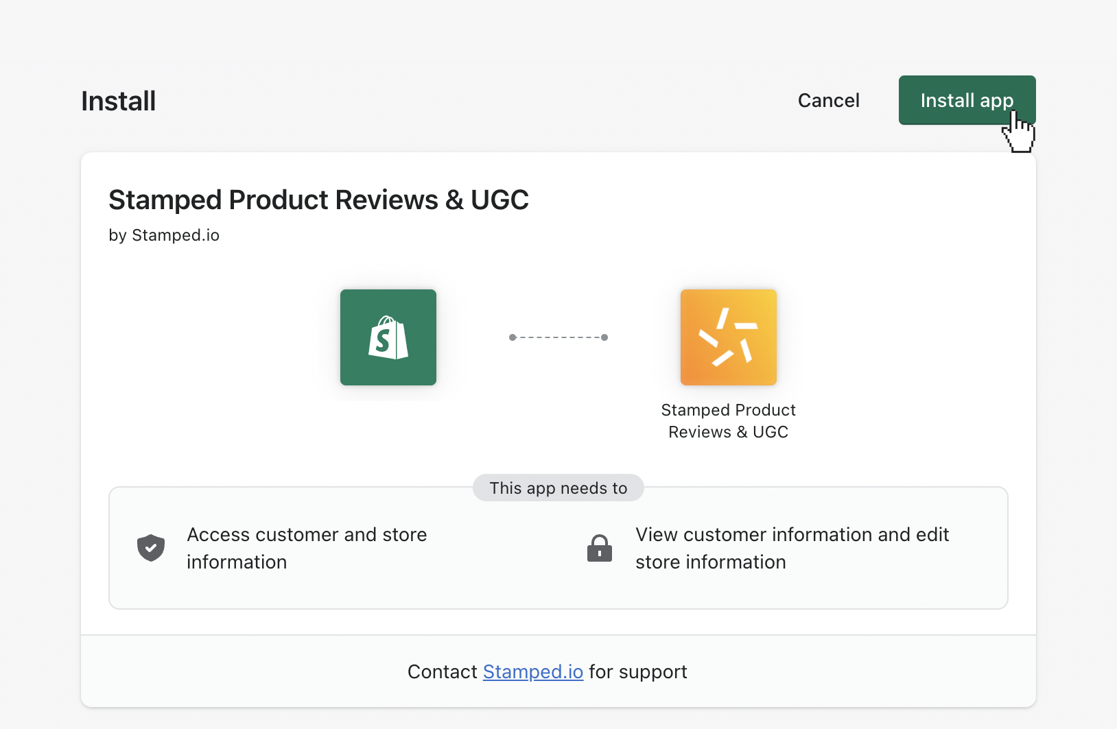 install stamped reviews app.png