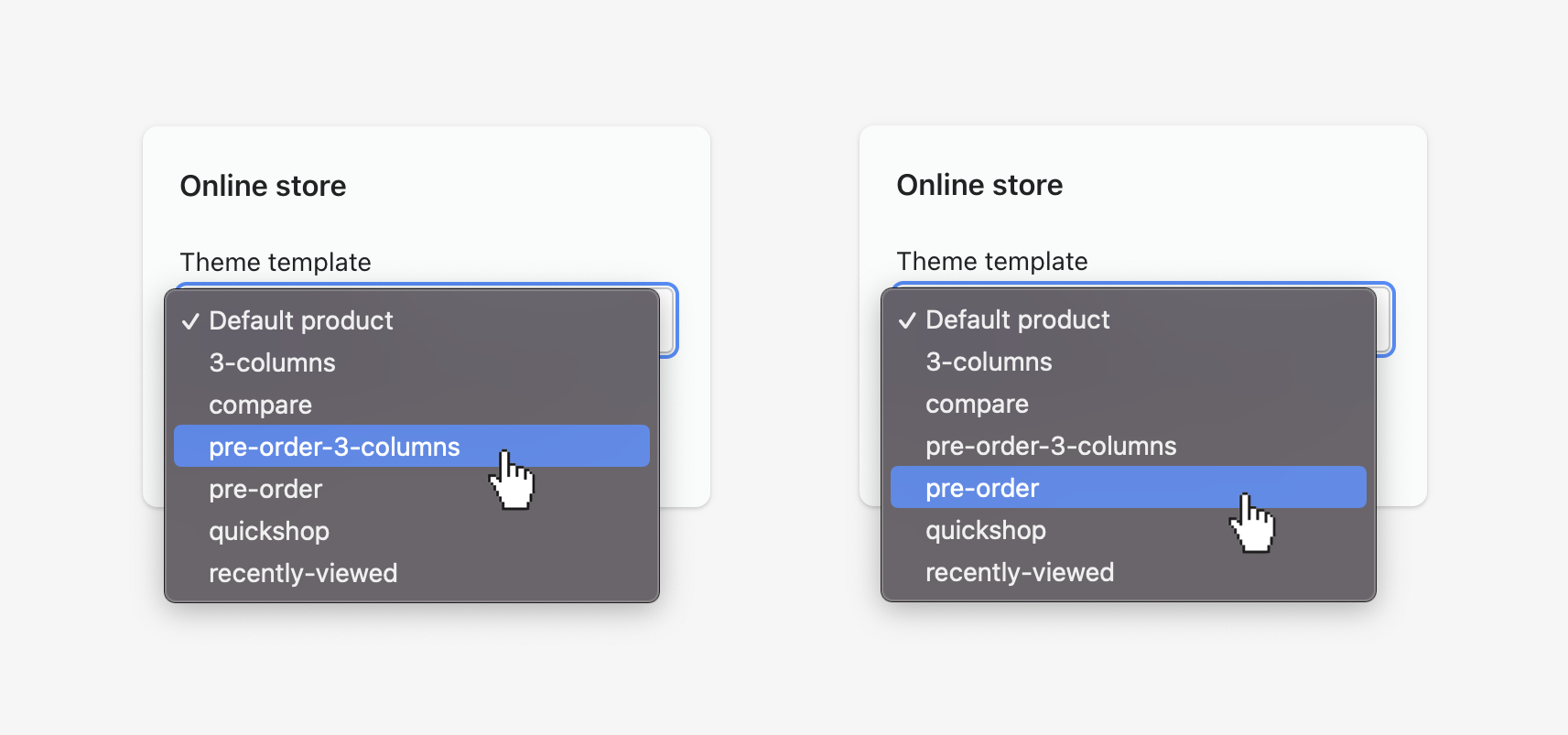 adjust theme template to one of two empire preorder templates.png