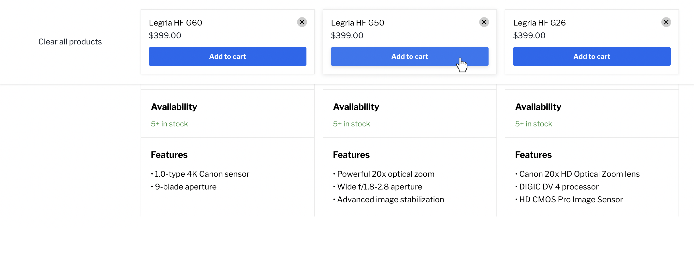 three similar cameras compared for availability and feature details.png